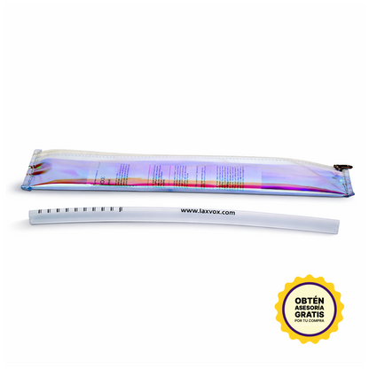 estuche blanco laxvox