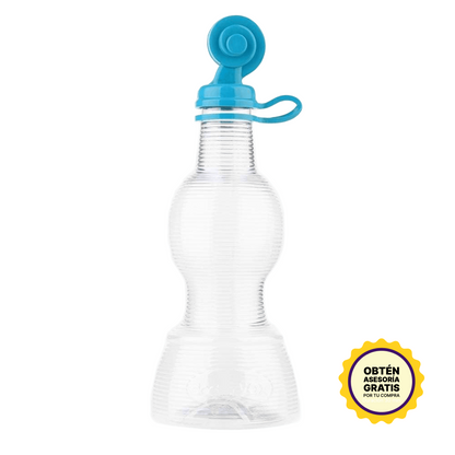 pocketvox turquesa botella